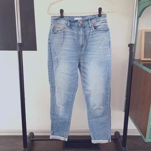 LOFT High-waisted Boyfriend Jeans